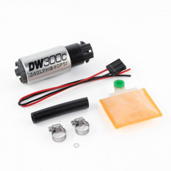 Deatschwerks DW300C 340 L/h E85 kit universal de instalare a pompei de combustibil cu coliere
