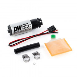 Deatschwerks DW65C 265 L/h E85 kit universal de instalare a pompei de combustibil cu coliere