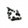 Set of 4 Deatschwerks 900 cc/min injectors for Nissan KA24E