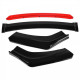 Body kit și tuning vizual RACES Prelungire bară față universală - Negru mat | race-shop.ro