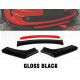 Body kit și tuning vizual RACES Prelungire bară față universală - Negru lucios | race-shop.ro