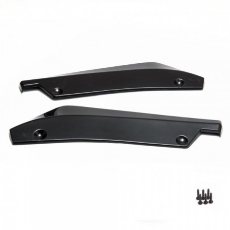 Body kit și tuning vizual RACES Universal rear bumper canard kit - negru | race-shop.ro