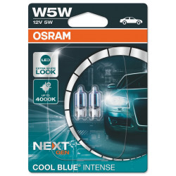 Osram becuri auto COOL BLUE INTENSE (NEXT GEN) W5W (2buc)