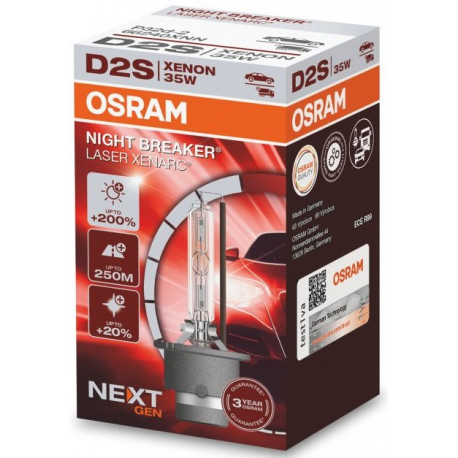 Becuri auto Osram bec auto xenon XENARC NIGHT BREAKER LASER (NEXT GEN) D2S (1 buc) | race-shop.ro