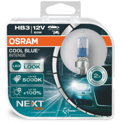 Osram becuri auto cu halogen COOL BLUE INTENSE (NEXT GEN) HB3 (2buc)