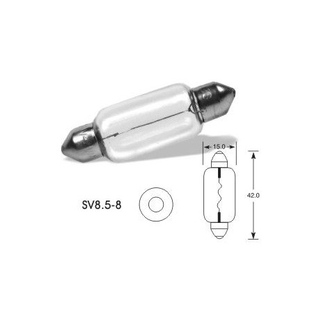 Becuri auto ELTA VISION PRO 24V 18W bec auto SV8.5-8 C5W (15x42mm) (1 buc) | race-shop.ro