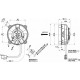 Ventilatoare 12V Ventilator electric universal SPAL 96mm - suflare, 12V | race-shop.ro