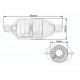 Accelerator gaze Accelerator gaze RACES, plat 400x45mm | race-shop.ro