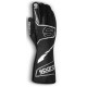 Mănuși de curse Sparco FUTURA cu FIA (cusături exterioare) negru/alb