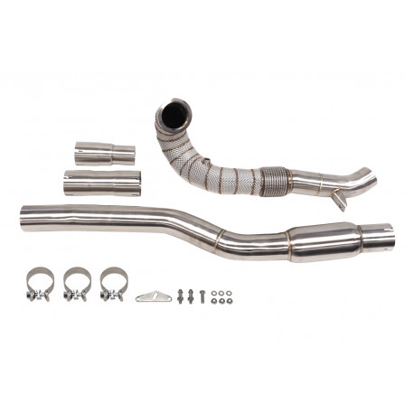 Down pipe, dump pipe RACES downpipe pentru Audi S3 2.0T | race-shop.ro