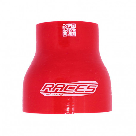 Cuplă reducție dreapă Cuplă de reducție siliconică RACES Silicone, 63mm (2,5") la 89mm (3,5") | race-shop.ro