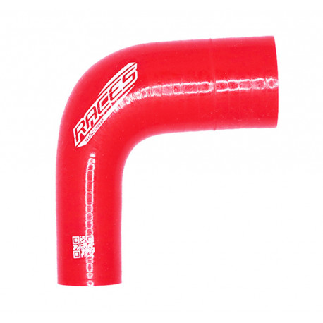 Cot 90° reducție Cot de reducție siliconic RACES Silicone 90° , 25mm (1") la 38mm (1,5") | race-shop.ro