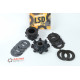 RacingDiffs RacingDiffs 168mm BMW (4CYL) Set de discuri de ambreiaj Limited Slip Differential cu carcasă mică - Stage 2 Race pack (E36) | race-shop.ro