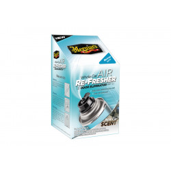 Meguiars Air ReFresher Odor Eliminator - New Car Scent - Agent de curățare AC + absorbant de mirosuri + odorizant, miros de mași