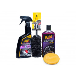 Meguiars Wheel & Tire Kit - set complet pentru spălarea și protejarea roților și anvelopelor