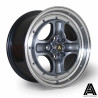 Disk Autostar Classic 16X7.5 4X100/4X108 67,1 ET35, Gunmetal