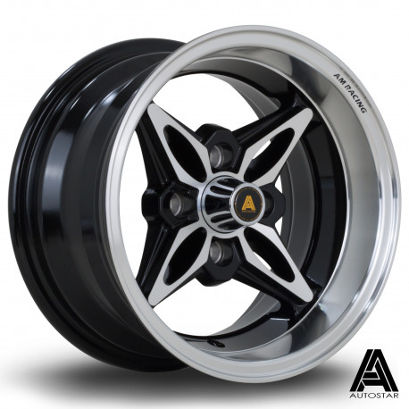 Jante aliaj Autostar Jantă Autostar Kanji 13X7 4X114 73,1 ET-7, Black | race-shop.ro