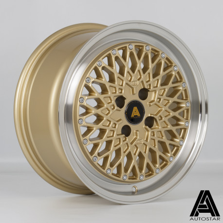 Jante aliaj Autostar Jantă Autostar Minus 16X7.5 5X100 67,1 ET30, Gold | race-shop.ro