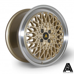 Jantă Autostar Minus 17X8 5X100 67,1 ET30, Gold