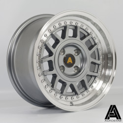 Jantă Autostar Storm 15X8 4X100 67,1 ET25, Gunmetal