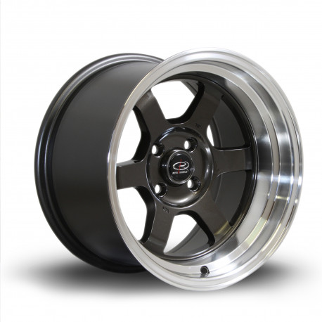 Jante aliaj Rota Jantă Rota Grid-V 15X9 4X100 67,1 ET0, Gunmetal | race-shop.ro