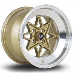 Jantă Rota Hachi 15X9 4X100 67,1 ET0, Gold