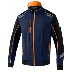 Jachetă SPARCO TECH LIGHT-SHELL TW albastru/portocaliu