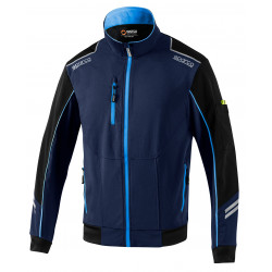 Jachetă SPARCO TECH LIGHT-SHELL TW negru/albastru