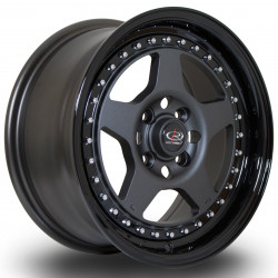 Jantă Rota Kyusha 15X7 4X100 67,1 ET38, Black