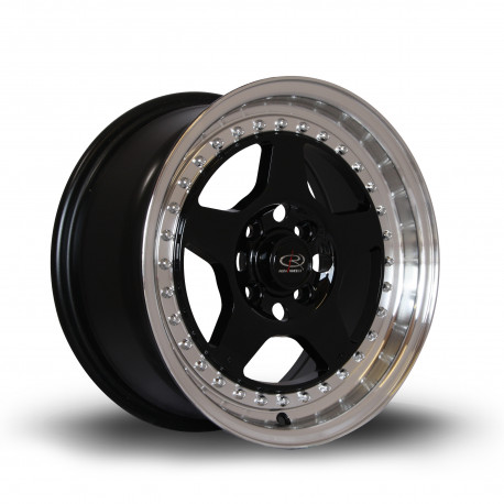 Jante aliaj Rota Jantă Rota Kyusha 15X7 4X100 67,1 ET38, Black | race-shop.ro