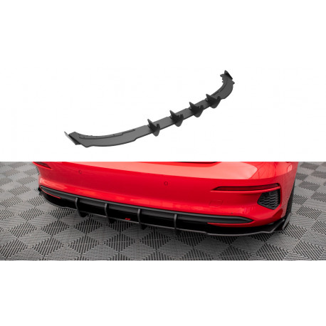 Body kit și tuning vizual MAXTON DESIGN Street Pro difuzor bară spate + flapsuri pentru Audi A3 Sportback 8Y, negru | race-shop.ro