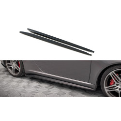 MAXTON DESIGN prelungiri praguri pentru Porsche 911 Carrera / Carrera GTS 997 Facelift, negru lucios