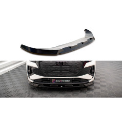 MAXTON DESIGN prelungire bară față pentru Audi Q4 e-tron Sportback Mk1, negru lucios, V1
