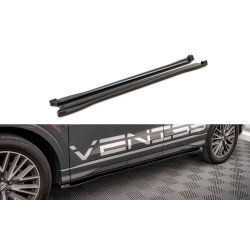 MAXTON DESIGN prelungiri praguri pentru Audi Q3 S-Line F3, negru lucios