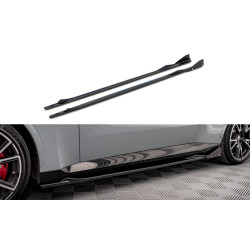 MAXTON DESIGN prelungiri praguri + flapsuri pentru BMW 2 Coupe M-Pack / M240i G42, negru lucios, V2