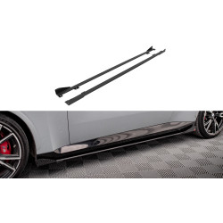 MAXTON DESIGN Street Pro prelungiri praguri + flapsuri pentru BMW 2 Coupe M-Pack / M240i G42, negru
