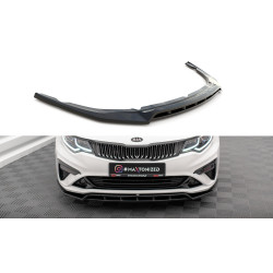 MAXTON DESIGN prelungire bară față pentru Kia Optima Mk4 Facelift, negru lucios, V1