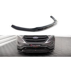 MAXTON DESIGN prelungire bară față pentru Ford Edge Mk2, negru lucios