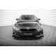 Body kit și tuning vizual MAXTON DESIGN Street Pro prelungire bară față + flapsuri pentru BMW 4 Gran Coupe F36, negru | race-shop.ro