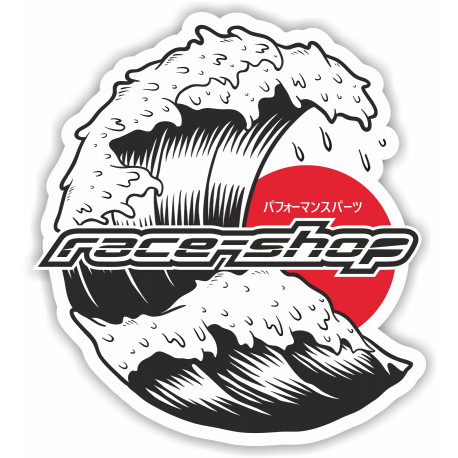 Autocolante Sticker race-shop Japan Wave | race-shop.ro