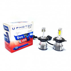 PHOTON DUO SERIES H4 becuri LED 12-24V / P43t 6000Lm (2buc)