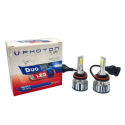 PHOTON DUO SERIES H8/H9/H11/H16 becuri LED 12-24V / PGJ19 6000Lm (2buc)