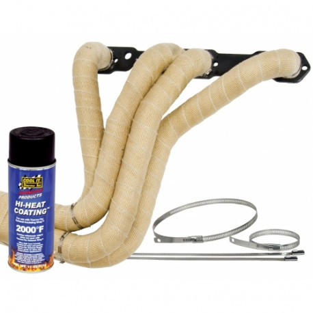 Spray impregnate Thermotec set: bandă termoizolantă, spray impregnant, coliere inox | race-shop.ro