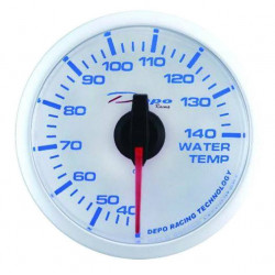 Ceas indicator temperatură apă DEPO Racing - Seria Super White