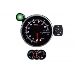 Ceas indicator programabil RPM dual view DEPO Racing 95mm - benzină