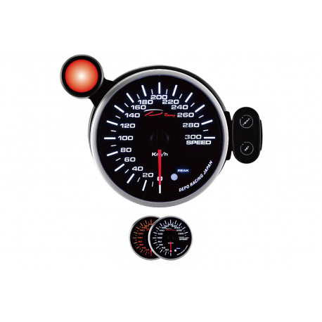 Ceasuri peste 80mm Ceas indicator viteză programabil DEPO Racing 115mm | race-shop.ro