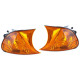 Iluminare auto Indicatoare de direcție portocalii pereche pentru BMW 3 Series Coupe Convertible E46 99-01 | race-shop.ro