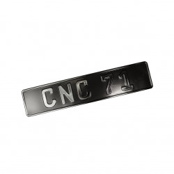 Placa de inmatriculare CNC71