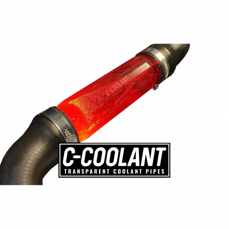 Transparent coolant pipes C-COOLANT - Conducte transparente pentru lichid de răcire, medii (36mm) | race-shop.ro
