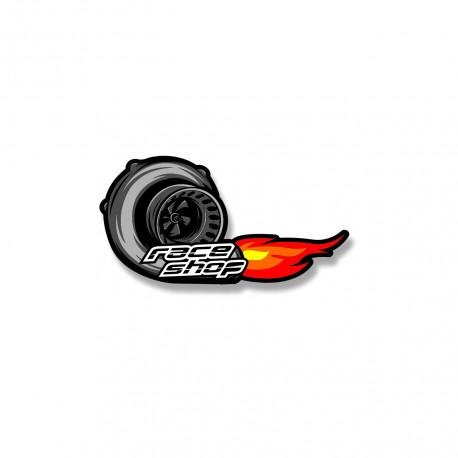 Autocolante Sticker race-shop Turbo | race-shop.ro